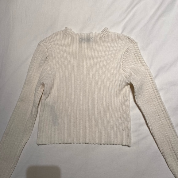 Knit ribbed mock neck shirt - Zara - Picture 3 of 3